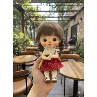 Váy chấm bi đỏ size dian mập,cừu bé,6 nhỏ(size khác vui lòng ib shop)