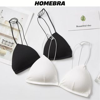 Áo lót ngực 2 dây mảnh cài trước cúp tam giác gợi cảm - Áo bra nữ không gọng đệm mỏng mềm mịn B2099