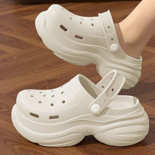 Dép sục nữ cao 8cm form trơn V2 kiểu sandal quai hậu dễ thương CS-237 Mita