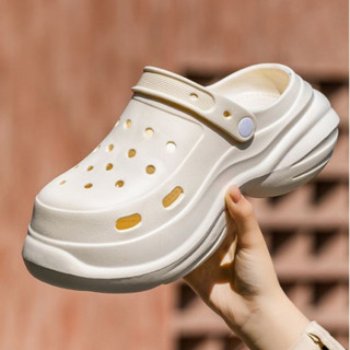 Dép sục nữ cao 8cm form trơn V2 kiểu sandal quai hậu dễ thương CS-237 Mita