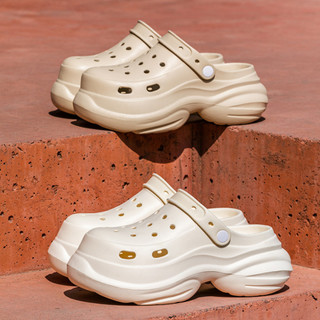 Dép sục nữ cao 8cm form trơn V2 kiểu sandal quai hậu dễ thương CS-237 Mita