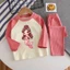 🌸 ĐỒ BỘ BÉ GÁI DÀI TAY GÂN MỀM MỊN – HÌNH DỄ THƯƠNG 🌸 DG378