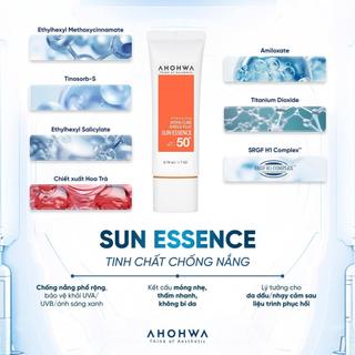 Ahohwa - Inten-Cure Shield Plus Sun Essence - Tinh Chất Chống Nắng Vật Lý Lai Hoá Học - 50g