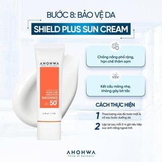 Ahohwa - Inten-Cure Shield Plus Sun Essence - Tinh Chất Chống Nắng Vật Lý Lai Hoá Học - 50g