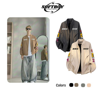 Áo khoác bomber nam nữ LocalBrand RobinHood, chất  vải dù 2 lớp phong cách đường phố [AB14]