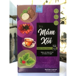 Trà Mâm Xôi Tứ Vị chuẩn OCOP-ISO-HACCP Hỗ Trợ Nội Tiết Tố, Đẹp Da, Bổ Huyết & Điều Hòa Kinh Nguyệt