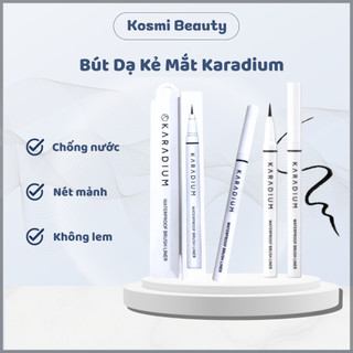 Bút Kẻ Mắt Karadium Waterproof Brush Liner Mực Đậm Nét Mảnh Siêu Dễ Kẻ, Chống Nước Lâu Trôi