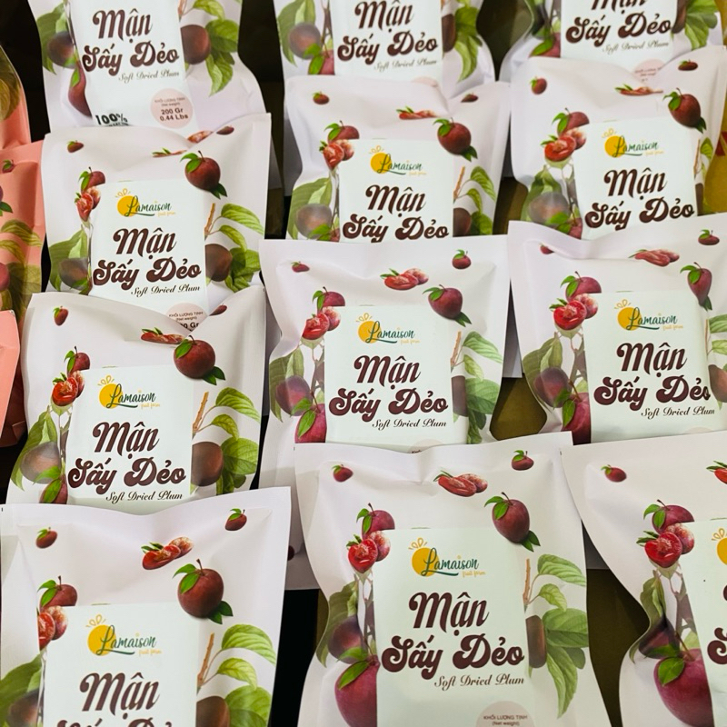 Mận sấy dẻo 200gr - Đặc sản Tây Bắc (100% tự nhiên)