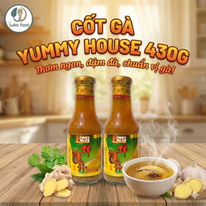 Cốt Gà Hầm Xương Yummy House 430g - Sốt Gà Cô Đặc Hồng Kông, Nấu Lẩu & Xào Rau Thơm Ngon Luka Food
