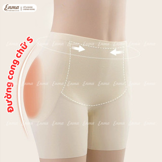 Quần Độn Hông Và Mông 2in1 ENMA Cạp Ngắn Nâng Đẩy Tạo Form Vòng 3 Căng Tròn Sexy Chống Cuộn Gập Không Lộ Viền Mút QS12
