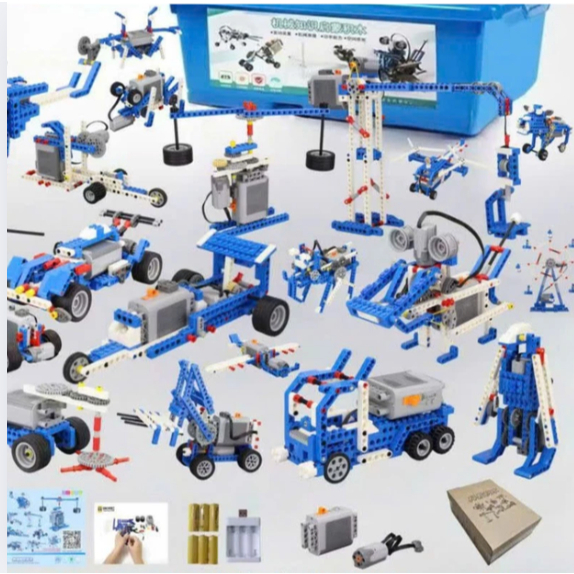 Có Động Cơ - Bộ đồ chơi lắp ráp Robot sáng tạo 400 mô hình, Đồ chơi lắp ghép STEM 9686 phát triển tư duy cho bé