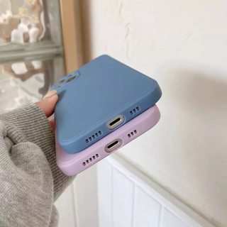 Ốp Lưng iPhone Cao Cấp Silicon 5 Màu Trơn Mềm Mỏng Chống Sốc Cho iP 16/15/14/13/12/11 Pro/Max/Plus PK035
