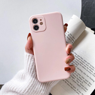 Ốp Lưng iPhone Cao Cấp Silicon 5 Màu Trơn Mềm Mỏng Chống Sốc Cho iP 16/15/14/13/12/11 Pro/Max/Plus PK035