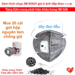 🔥COMBO hộp 20 khẩu trang 3M 9542V N95 nguyên seal than hoạt tính đeo đầu lọc 95% bụi mịn PM2.5 có van thở phòng dịch — ảnh 1