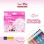 Bút sáp màu Smartkids Coco Puff 12/18/24 màu tô (CR25/ CR26/ CR27)