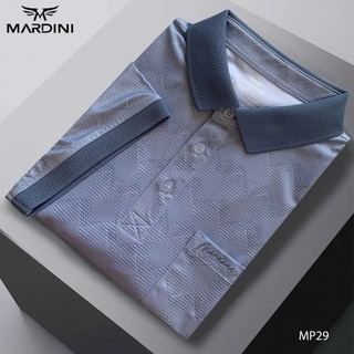ÁO POLO NAM MARDINI COOL POLY ĐỨNG FORM HOẠ TIẾT HÌNH THOI SANG TRỌNG ĐI LÀM ĐI CHƠI MP29