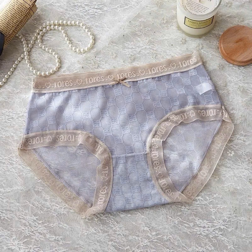 Quần lót lưới tàng hình hoạ tiết viền ren 2230