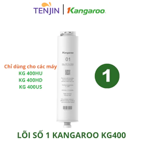 Lõi Số 1 kangaroo KG400HU Lọc Cặn Bẩn Lớn Hơn 5 Micron Hàng Chính Hãng Dùng Cho Model KG400HU, KG400US, KG400 HD