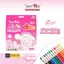 Vỉ/ Ống Bút Chì Màu Coco Puff Smartkids 12/18/36 Màu Tô – Thiết Kế Dễ Thương – Chuẩn EN71 – An Toàn Cho Bé