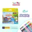 Bút sáp màu SMARTKIDS Dino In Europe 12/18/24 màu tô (CR22/ CR23/ CR24)