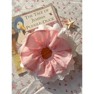 Scrunchies buộc tóc nơ tiểu thư cỡ lớn màu sắc pastel ngọt ngào cho bạn gái