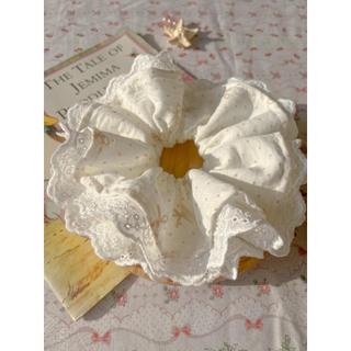 Scrunchies buộc tóc nơ tiểu thư cỡ lớn màu sắc pastel ngọt ngào cho bạn gái