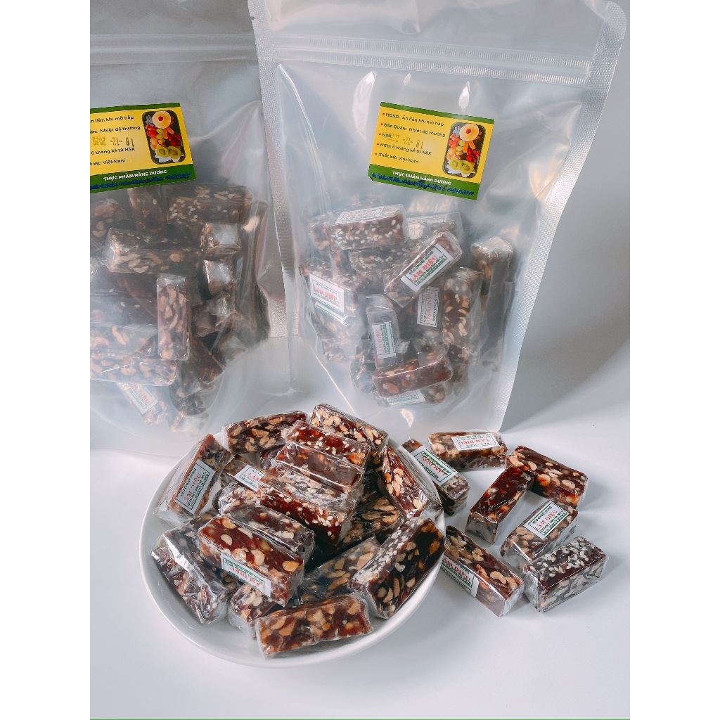 Kẹo Chuối Tươi Gừng Mè, Đậu Phộng 200g/500g/1kg