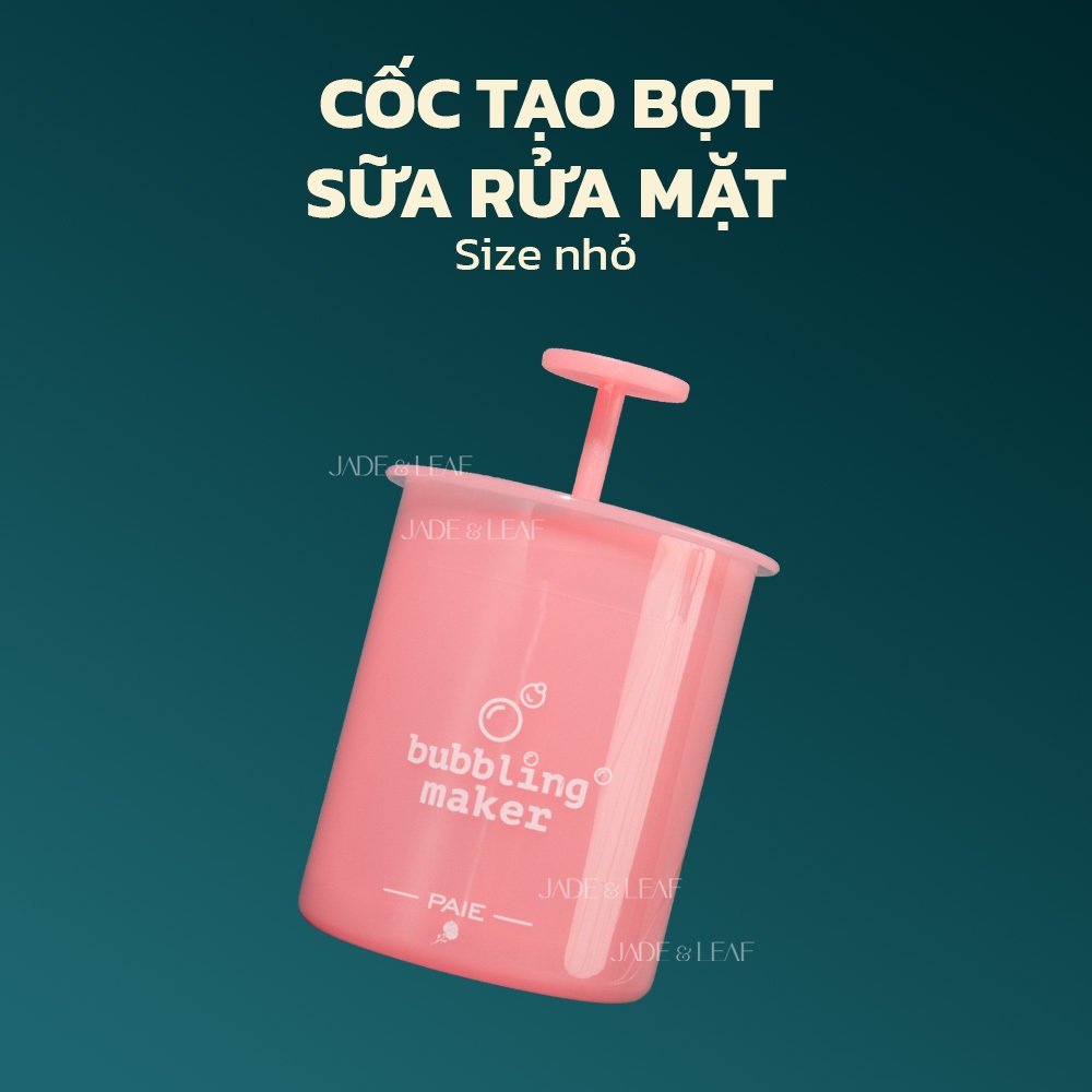 Cốc Tạo Bọt Sữa Rửa Mặt Jade&Leaf Sữa Tắm Siêu Mịn Tạo Bọt Dầu Gội Hàng Chính Hãng Loại 1
