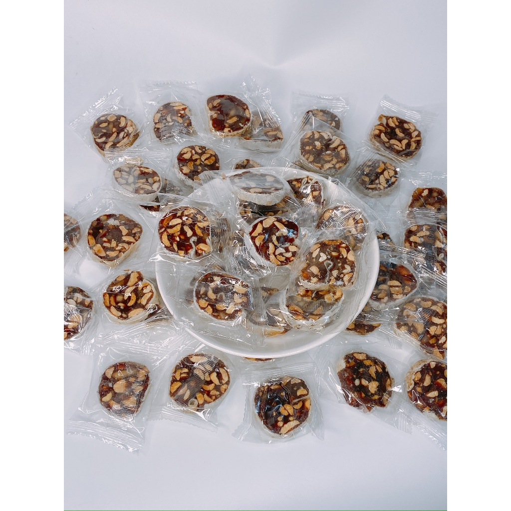 500g Kẹo Chuối Tươi Cuộn Bánh Tráng