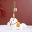 Móc Khóa Thú Bông Hình Ngựa BỐ KHỦNG LONG Thêu Màu Đỏ Phụ Kiện Trang Trí Túi Xách Balo