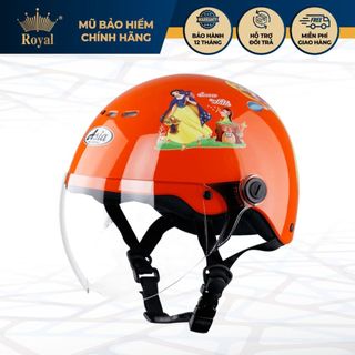 Mũ Bảo Hiểm Trẻ Em Asia Helmetac MT103 Nửa Đầu Có Kính | Vỏ ABS EPS | BH 12 Tháng
