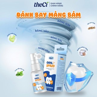DATE 2027 - Xịt Răng Miệng theCi Cho Bé Oral Spray Hỗ Trợ Ngăn Ngừa Mảng Bám, Chống Sâu Sún 30ml - TCVN