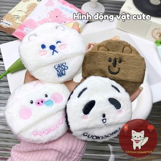 [GUOXIAONIU] Bông Phủ Phấn Guoxiaoniu Thú Bông Đáng Yêu, Bông Phấn Mềm Mại Êm Ái
