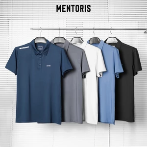 Áo Polo Thể Thao Nam MENTORIS Vải Thun Lạnh Thông Hơi, Form Regular Fit, Co Giãn, Thoáng Khí MPL01