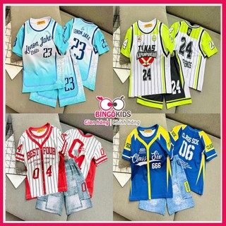Đồ bộ mặc nhà đùi bé trai chất thun lạnh loại 1 in thể thao siêu nhân cực ngầu cho bé có cân nặng từ 12 đến 45kg