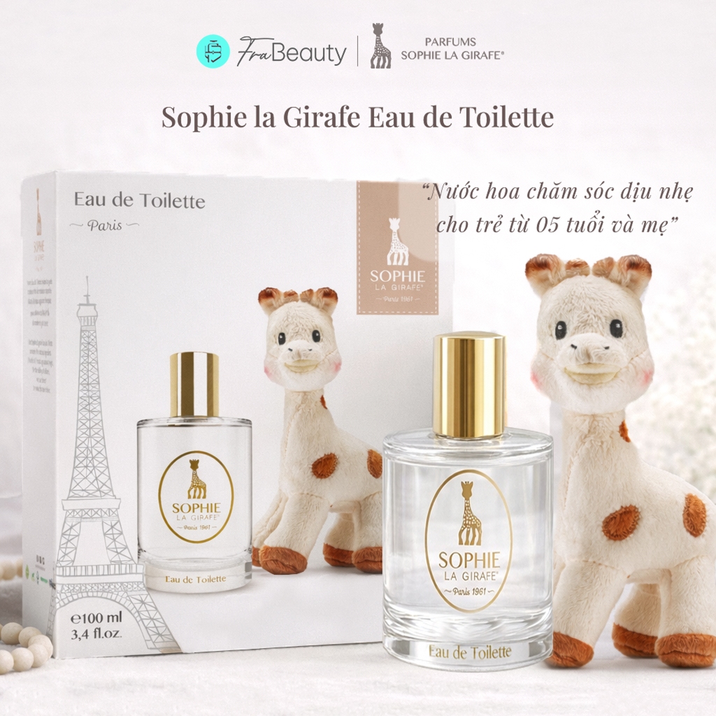 Nước Hoa Em Bé (Bé Trai, Bé Gái) Từ 05 Tuổi Và Mẹ | Sophie la Girafe Eau de Toilette