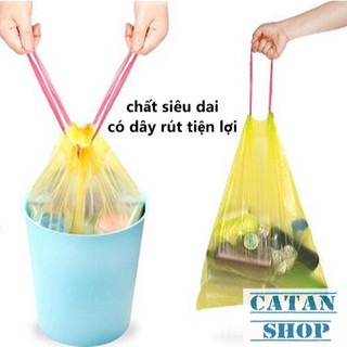 Cuộn 50 Túi Rác Hương Chanh Chống Muỗi Hạn Chế Mùi Hôi Xua Đuổi Côn Trùng, Túi Rác Hương Chanh 50 Túi Dày Dặn