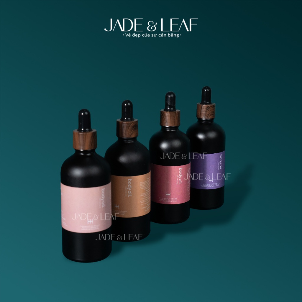 Body Oil Phòng Giảm Rạn Da Jade&Leaf, Dưỡng Ẩm Sâu Phục Hồi Và Chống Lão Hoá Thư Giãn Xả Stress