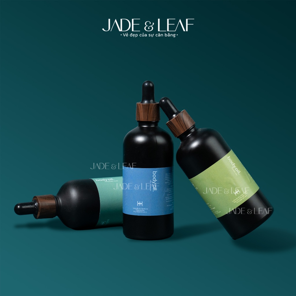 Body Oil Phòng Giảm Rạn Da Jade&Leaf, Dưỡng Ẩm Sâu Phục Hồi Và Chống Lão Hoá Thư Giãn Xả Stress
