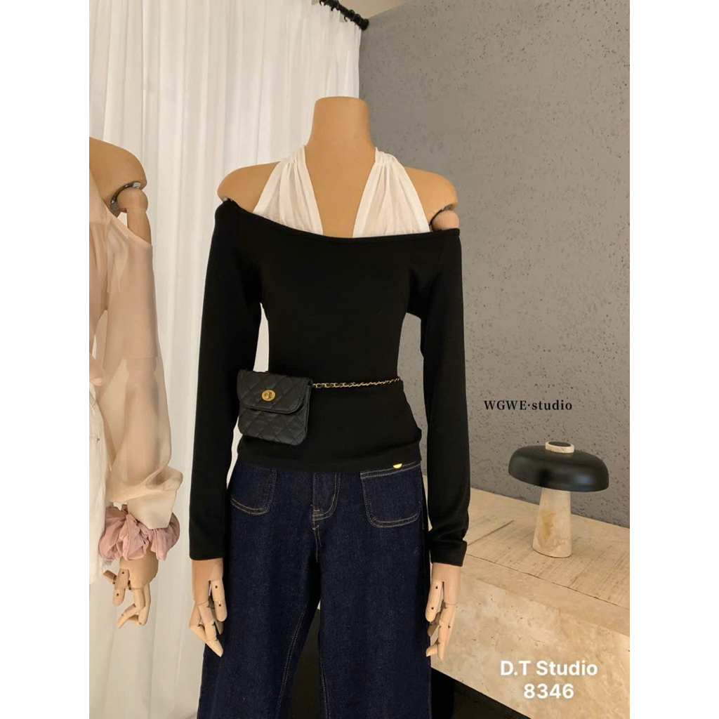Ssu.Studio// ÁO CỔ YẾM WGWE 8346