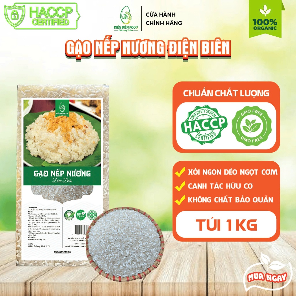 Gạo Nếp Nương Hạt Dài Điện Biên 5kg ( loại đặc biệt ) | Shopee