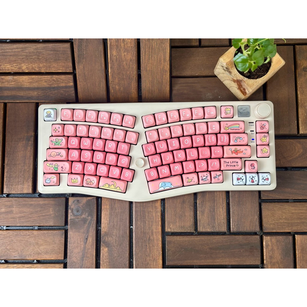 Bàn phím cơ AULA LEOBOG A75  ALICE /3 Mode/ Led Rgb/Hotswap đã mod Hàng chính hãng BH24 Tháng