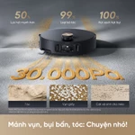 Dreame Aqua 10 Roller Robot hút bụi thông minh | Cuộn lăn lau sát cạnh tường | Giặt cuộn lăn tự động 100℃ | BH 24 tháng — ảnh 7