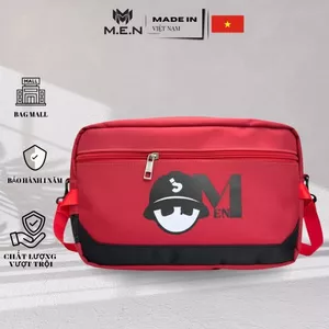 Túi đeo vai unisex phong cách MEN Nhóc- Kt01 tiện lợi [HÌNH THẬT]