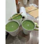 Combo Chậu trắng + xốp phủ rêu xanh