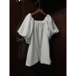 Leo  - |LY LINEN| - Áo Linen trễ vai tay phồng