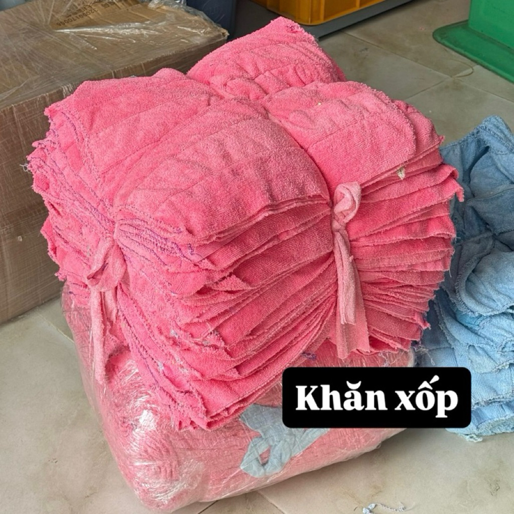[ Combo 3kg-5kg] Khăn nối xốp khăn 3M giẻ lau công nghiệp siêu thấm hút dùng lau nhà lau máy móc Kt 40*40cm | BigBuy360 - bigbuy360.vn