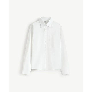 Áo Sơ Mi Nam Smart shirt Tay Dài Cổ Bẻ Form Boxy - ROUTINE 10F25SHL014