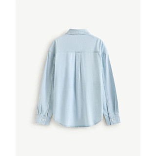 Áo Sơ Mi Denim Nam Tay Dài Form Loose - ROUTINE 10S26DSH001