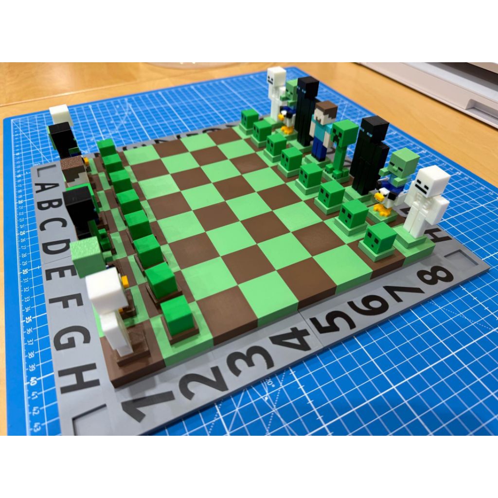 Cờ Vua Minecrafts , Quà Tặng Dộc Lạ, Minecrafts Chess Set
